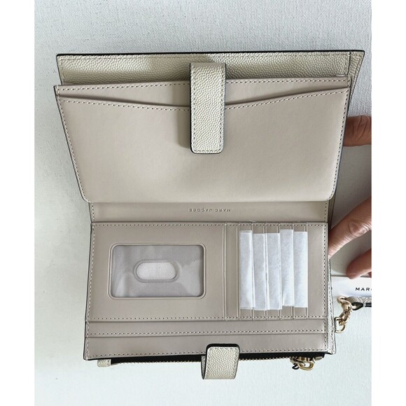 New Marc Jacobs BRB Phone Wallet Wristlet Marshmallow - Picture 4 of 5